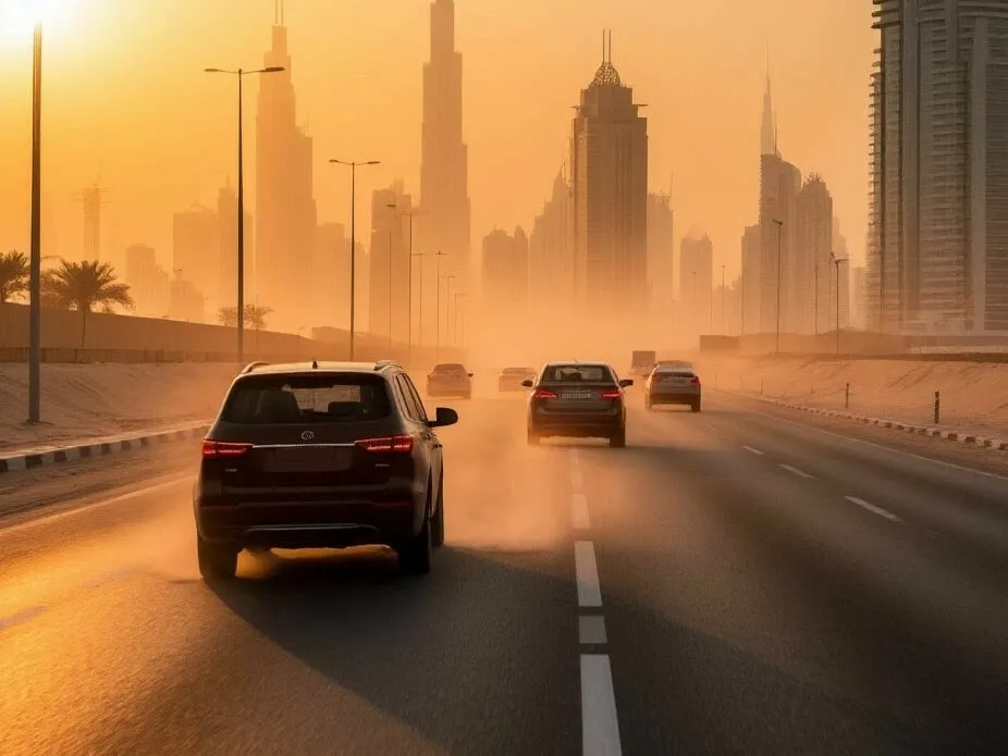 Top tips for driving during a sandstorm in Dubai