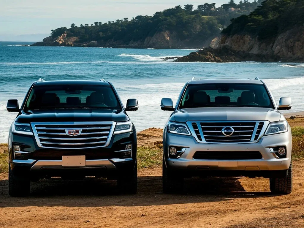 Cadillac or Nissan. Which one to choose for renting in Dubai?