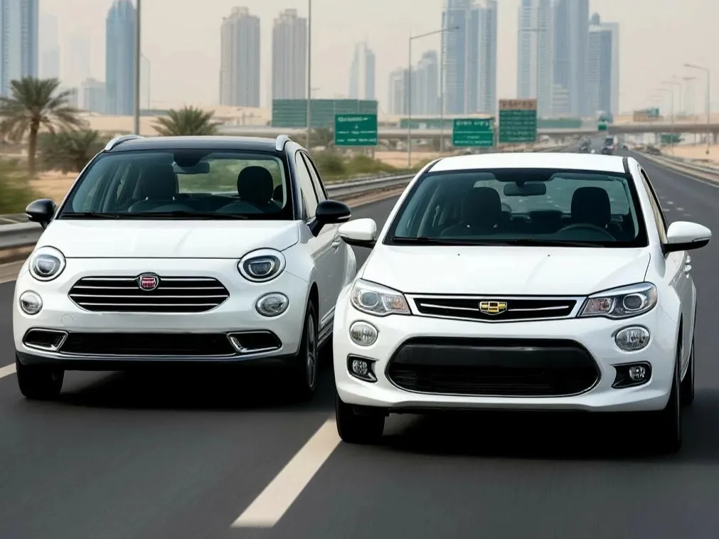 Fiat or Geely. Which one to choose for renting in Dubai?