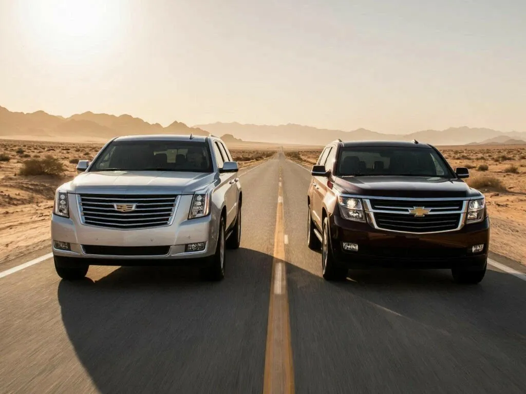 Cadillac vs Chevrolet. Which one to choose for renting in Dubai?