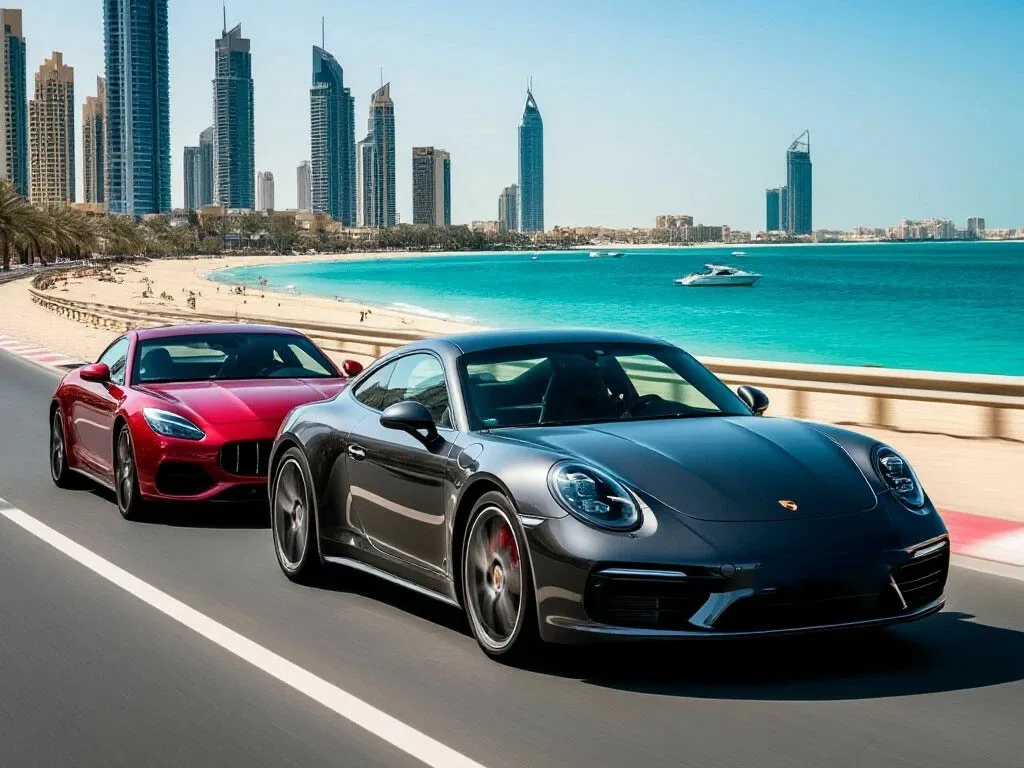 Porsche vs Mercedes. Which one to choose for renting in Dubai?