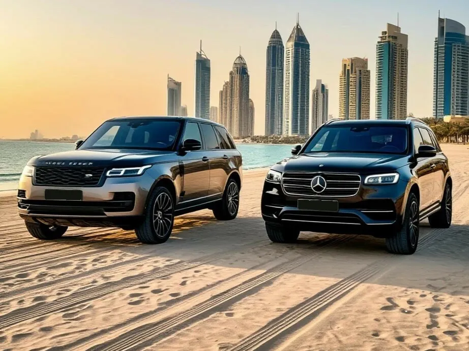Range Rover or Mercedes. Which one to choose for renting in Dubai?