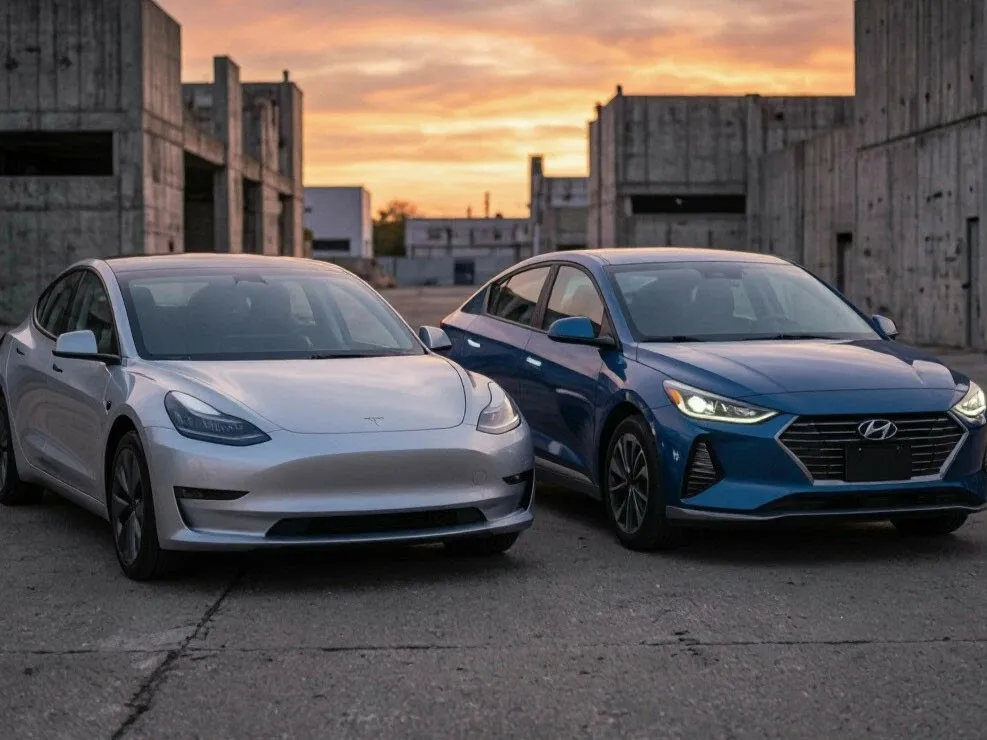 Tesla vs Hyundai. Which one to choose for renting in Dubai?