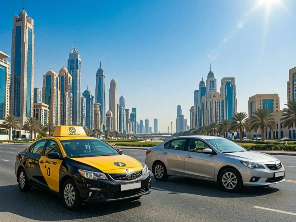 Renting a car or taking a taxi in Dubai: cost comparison